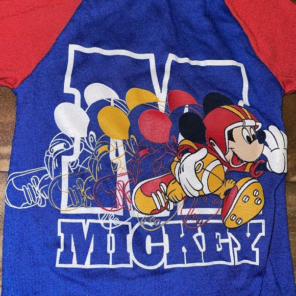Vintage Mickey Mouse Disney One Piece Toddler Youth Suit Size 0-3 Months - Picture 3 of 9
